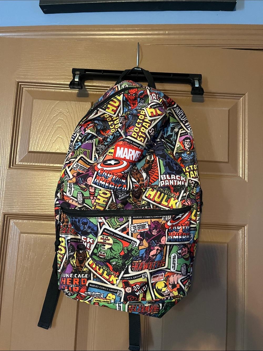 Marvel Multicolor Comic Patch Kids Backpack